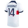 Maglia ufficiale Paris Saint Germain Juan Bernat 14 Trasferta 2023-24 per Uomo